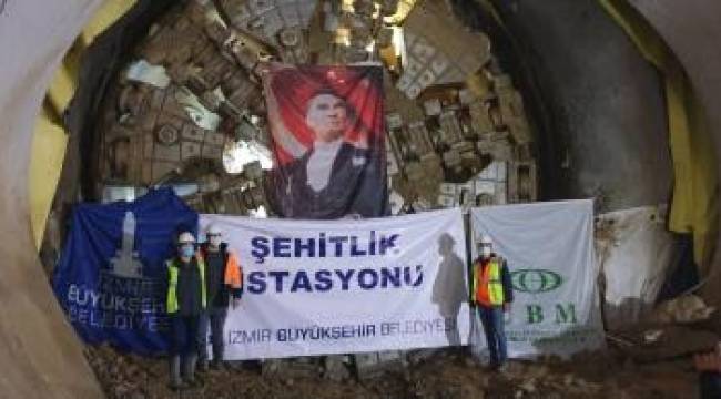 Metro tüneli Şehitlik İstasyonu ile buluştu