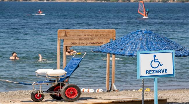  İzmir’in engelli dostu plajları