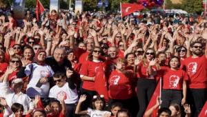 Cumhuriyet coşkusu harmandalı ile yaşandı